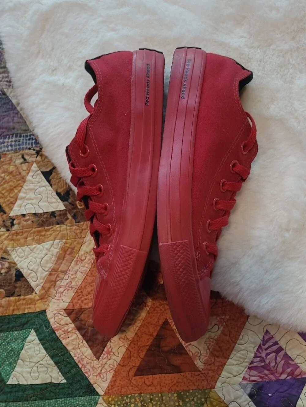 Converse OPI Collab All Red Low Top Canvas Sneakers